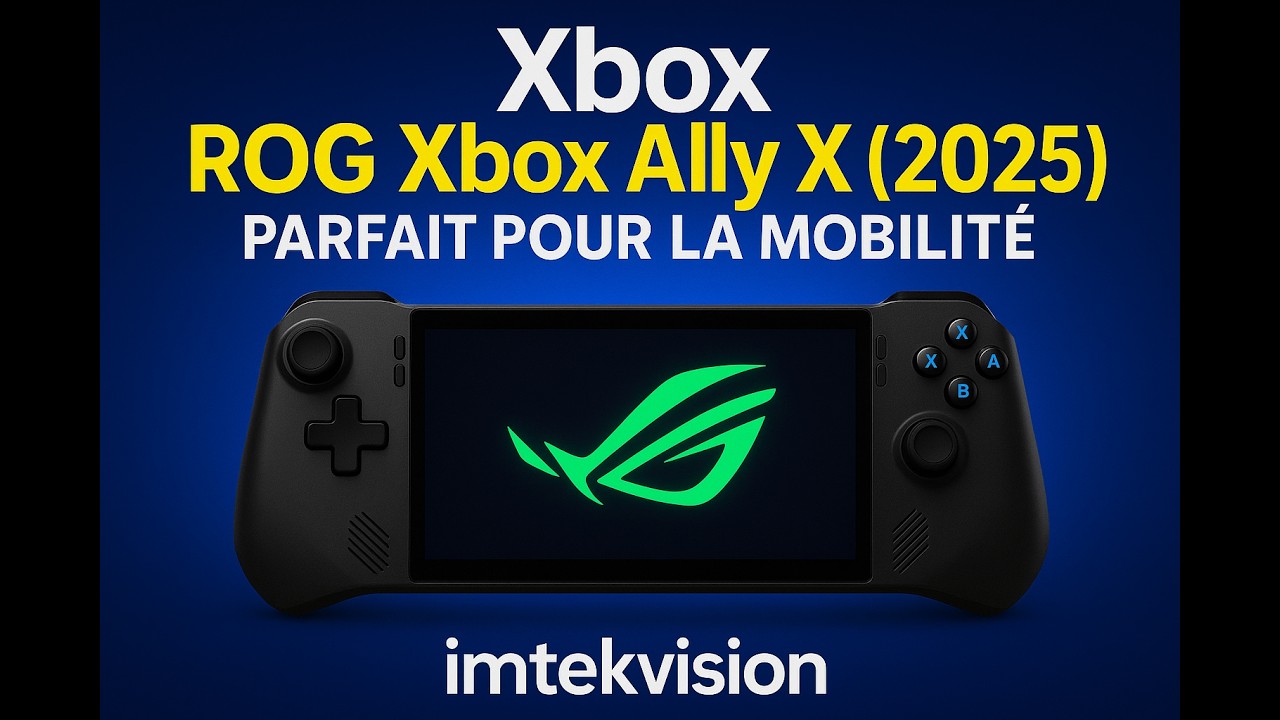 Voici la console xbox, ROG Xbox Ally X