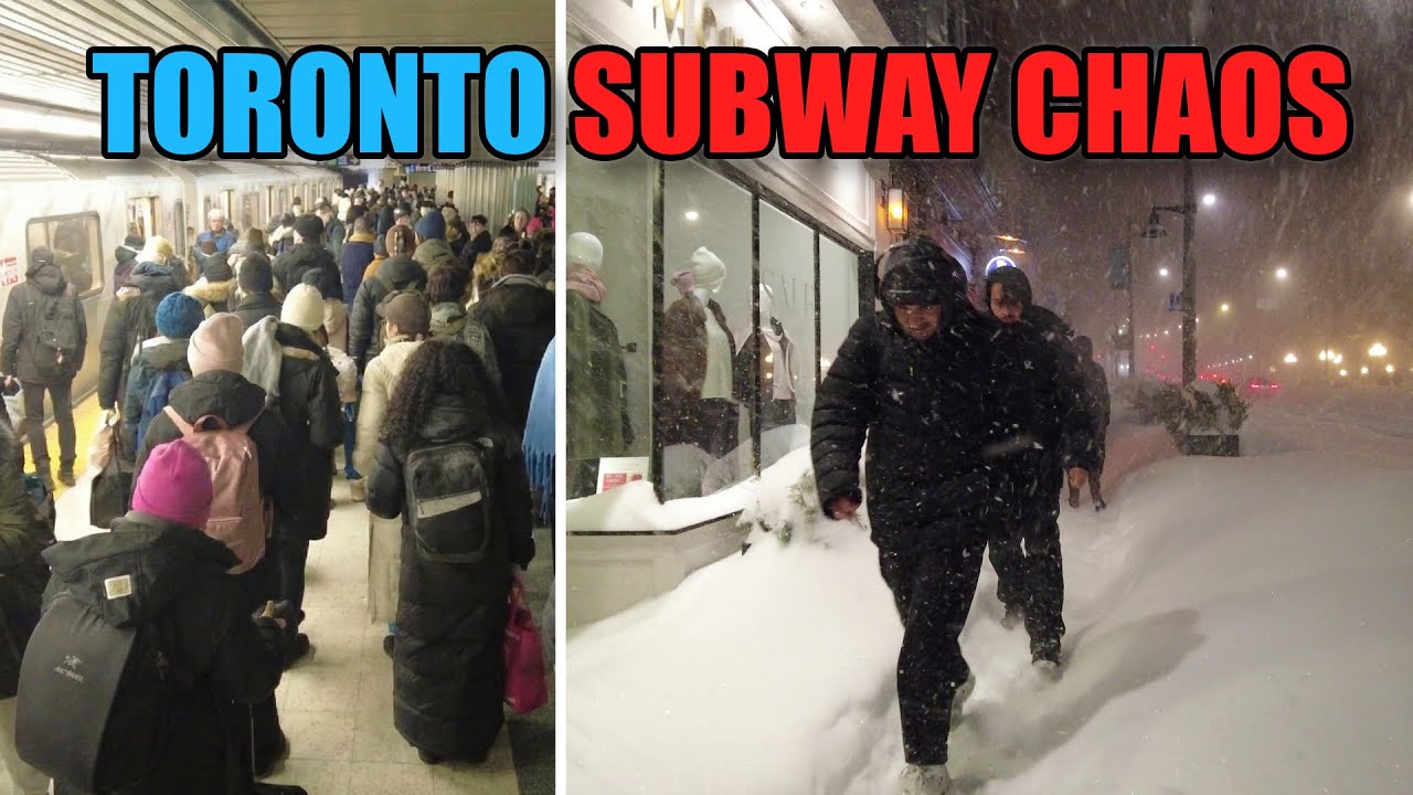 Toronto's Unreliable Subway Forced me to Walk Home in a Snowstorm... (Jan 2026)