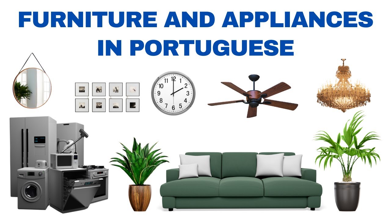 Furniture and appliances in Portuguese - Free PDF