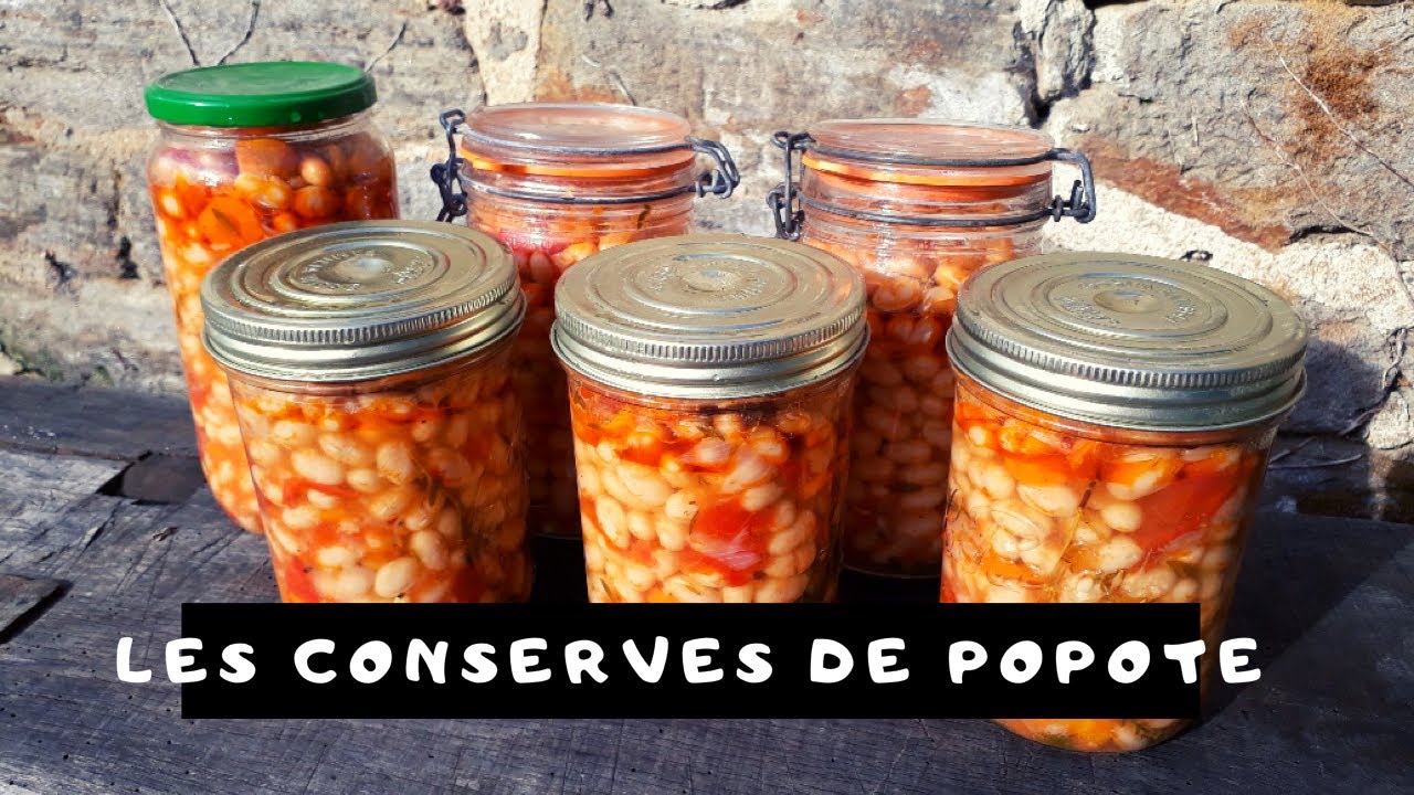 CONSERVES DE HARICOTS BLANC À LA TOMATE 🍅