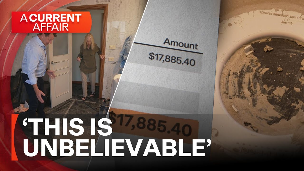 Authorities battle to stop crafty plumber trick ripping off Aussies | A Current Affair