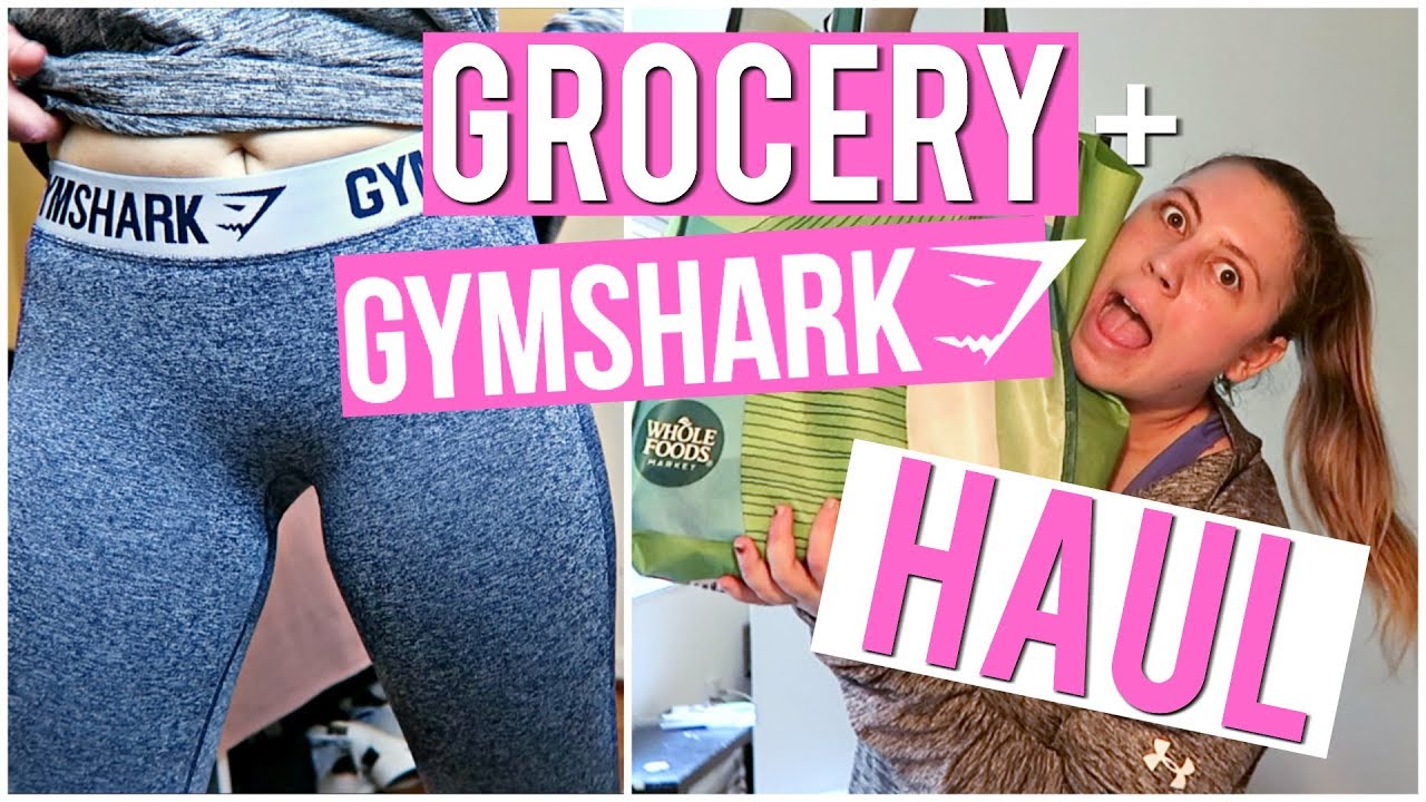 Gluten/Dairy Free Grocery Haul + GYMSHARK TRY-ON! Fitness Vlog #14