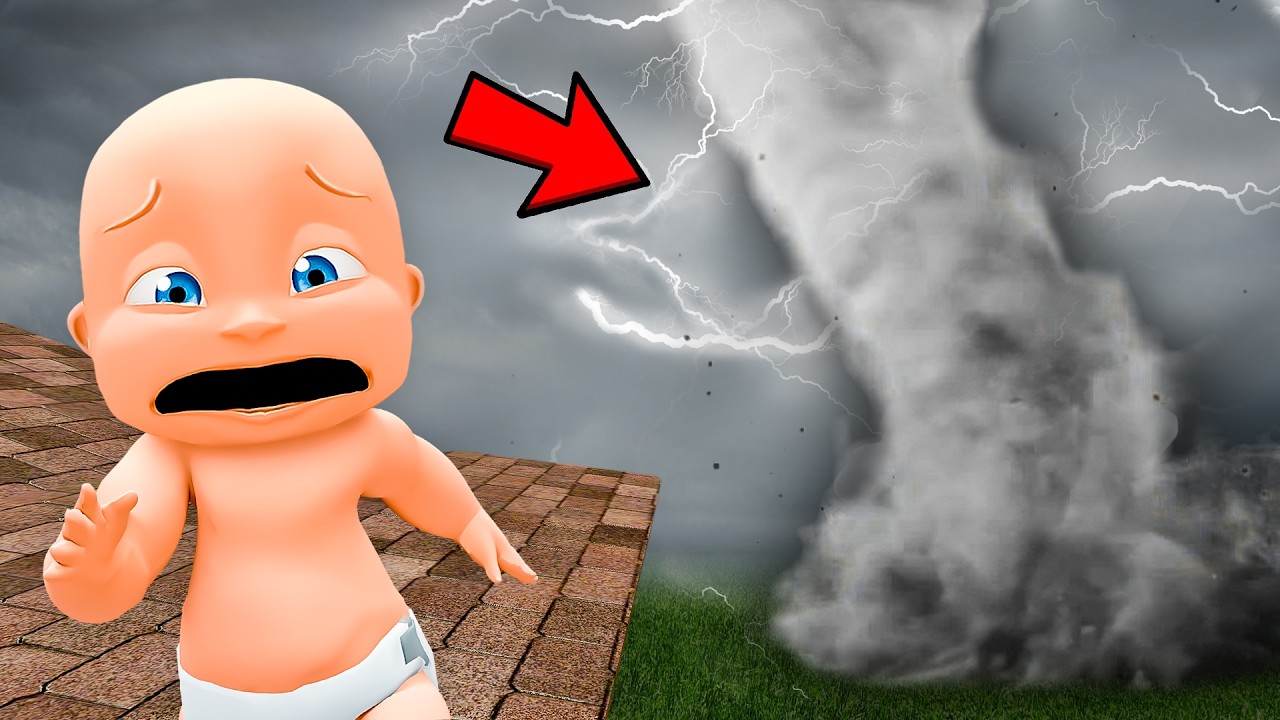 Tornado DESTROYS Baby's House!