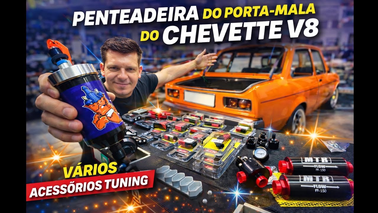 Daniel COMPROU muitas peças TUNING para o CHEVETTE V8🚀 vai Caprichar 😱😱😱