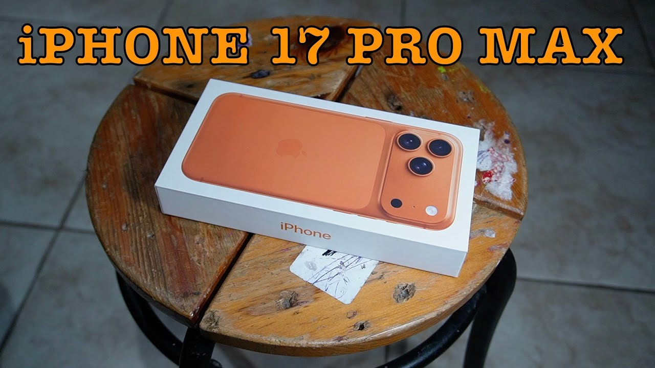 UN BOXING IPHONE 17 PRO MAX