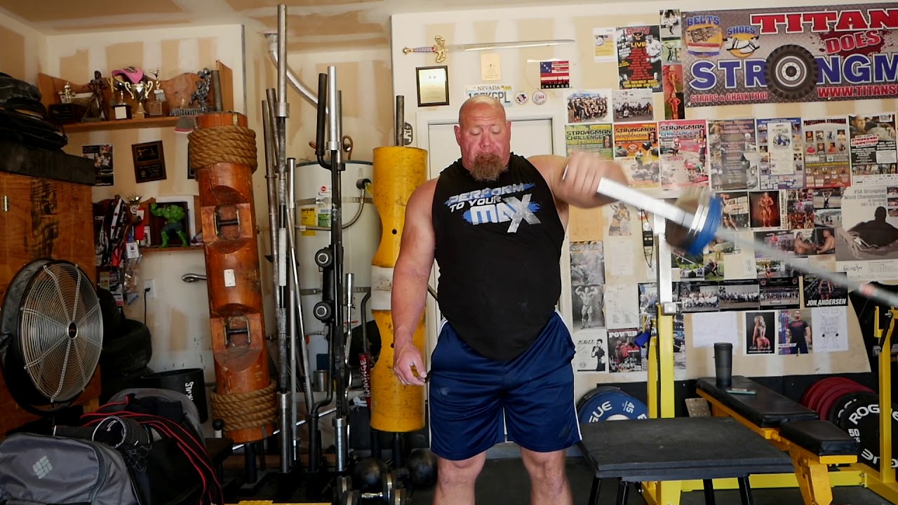Nick Best Shoulders and Triceps training