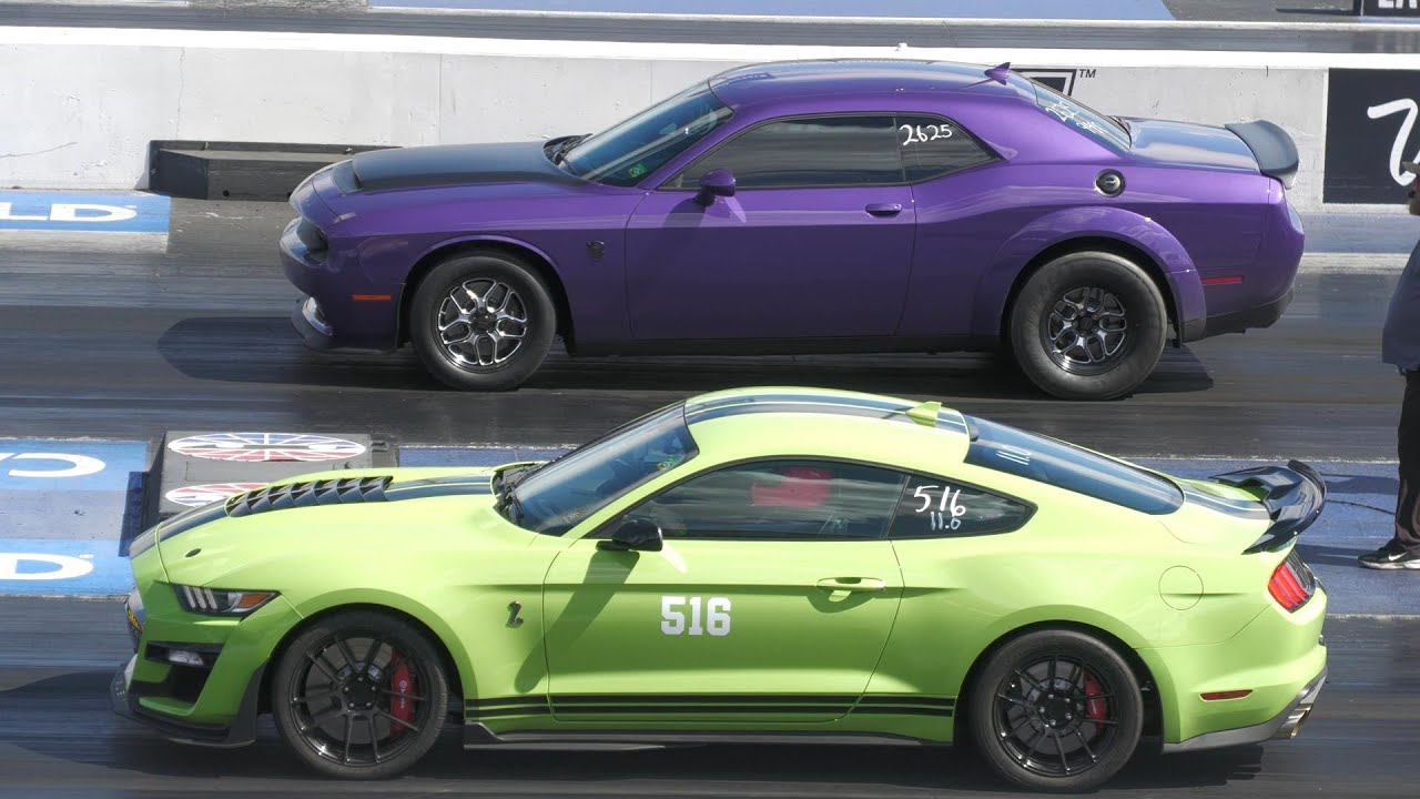 Demon 170 vs Shelby GT500 - drag race