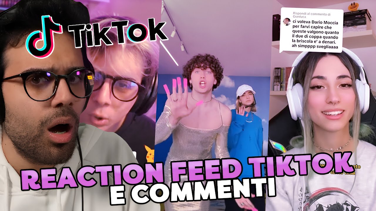 DARIO MOCCIA REAGISCE al SUO FEED di TIKTOK (LEGGENDO i COMMENTI)