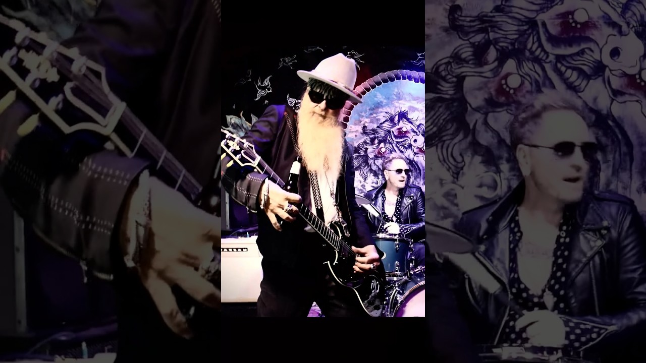 All blues players perform their act in front of billy gibbons🔥#billygibbons #zzt #zztop #80s #short