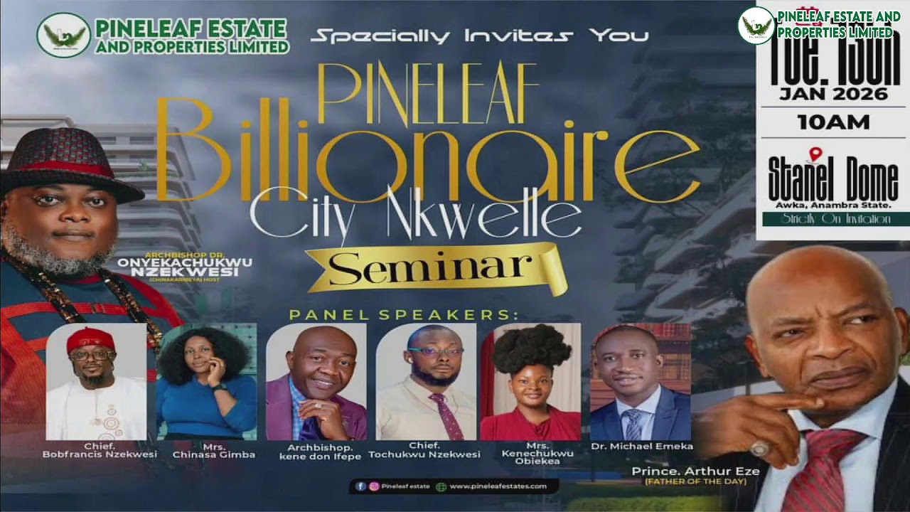 PINELEAF BILUIONAIRE CITY NKWELLE SEMINAR || 13-01-2026