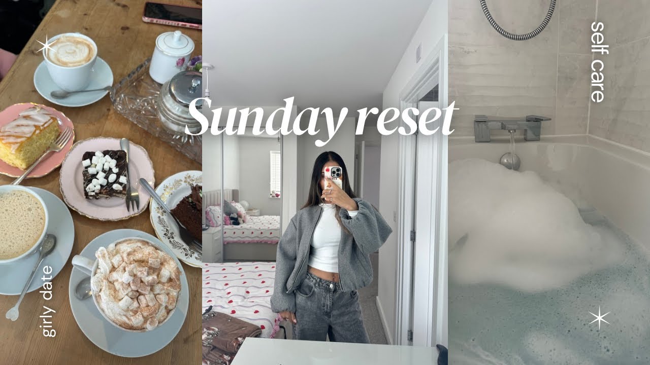 ‘THAT GIRL’  SUNDAY RESET | self care, grwm & uni prep 🌷🎀