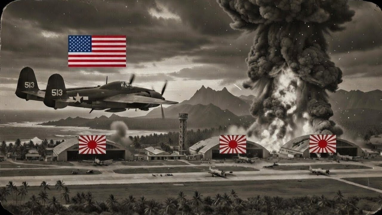 Japanese Pilots Laughed at One P-61 Hunting Them — Then 4 Bombers Vanished in 80 Minutes
