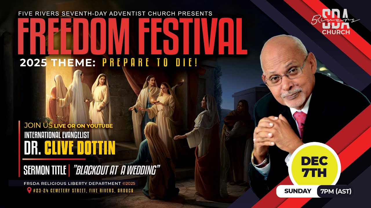 FREEDOM FESTIVAL 2025 | SUN DEC 7TH | 7PM (AST) | BLACKOUT AT A WEDDING | DR. CLIVE DOTTIN