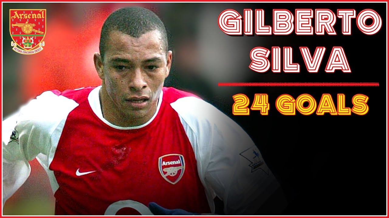 GILBERTO Silva ➥ All 24 Goals | Arsenal ● 2002-2008 [HD]