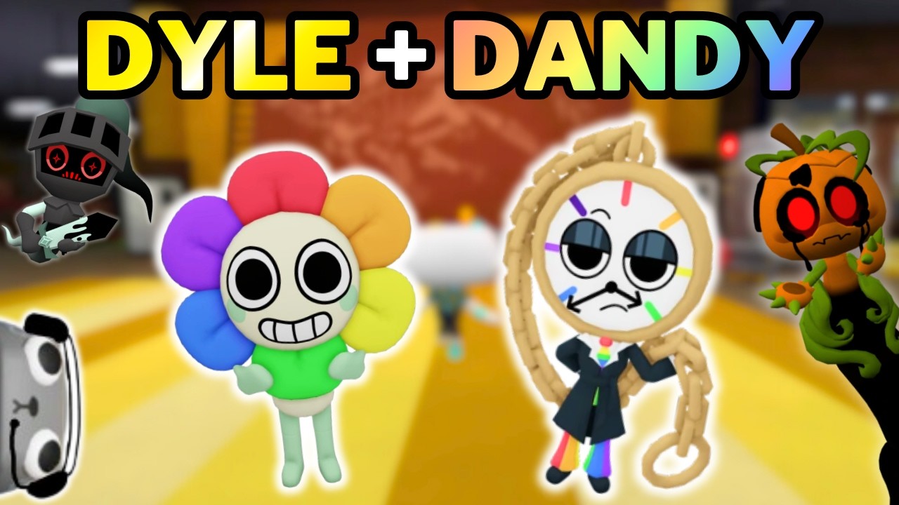 DYLE + DANDY RUN IN DANDY'S WORLD MODDED (FLOOR 20+)