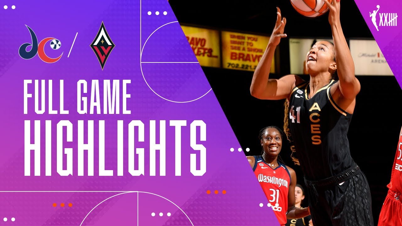 LAS VEGAS ACES vs. WASHINGTON MYSTICS | FULL GAME HIGHLIGHTS (August 17, 2021)