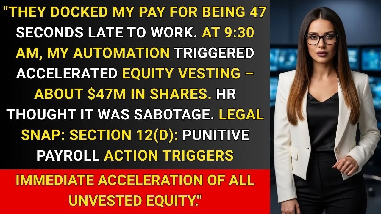 I was 47 seconds late  They docked $50  My automation triggered $47M in equity at market open
