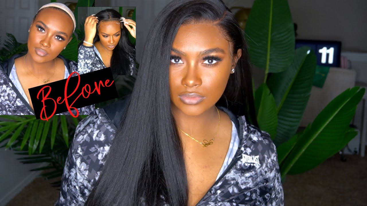 UNDETECTABLE Natural LOOKING Yaki Straight Wig Straight out the BOX w/ No Work NEEDED| RiRi Hair