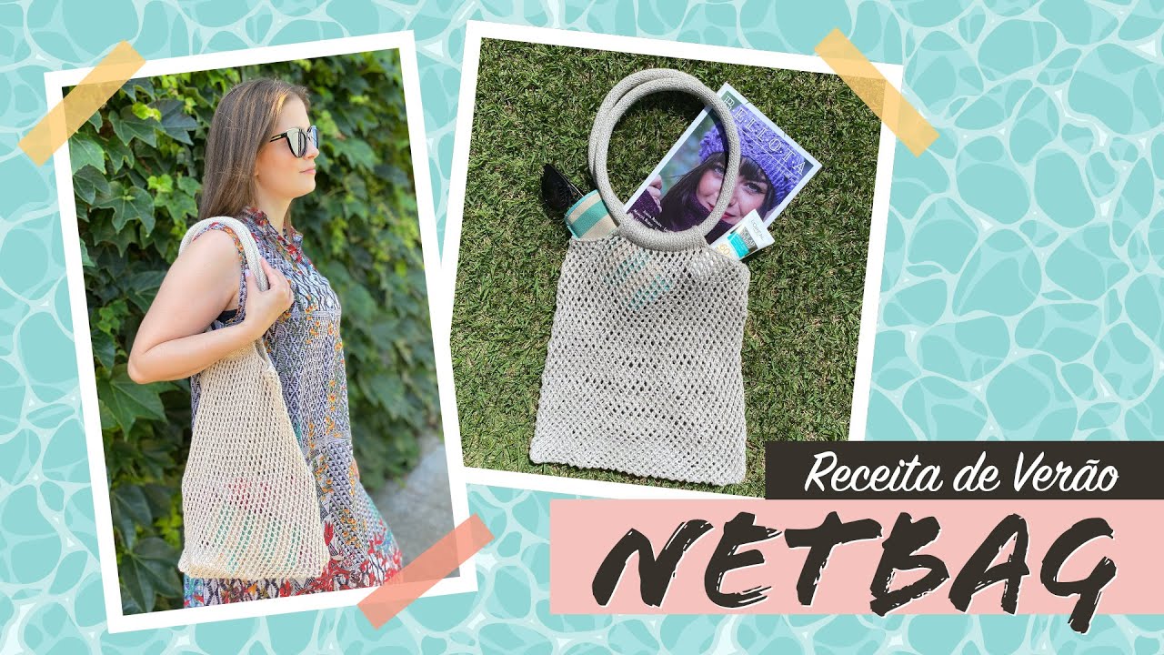 Como fazer uma BOLSA DE TRIC&Ocirc; | netbag | PAP DE TRIC&Ocirc; #14