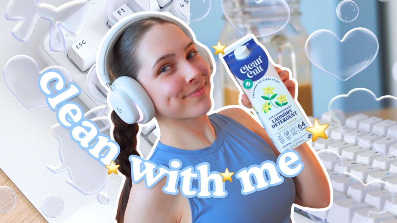 cleaning my apt🫧🎧 — body doubling vlog
