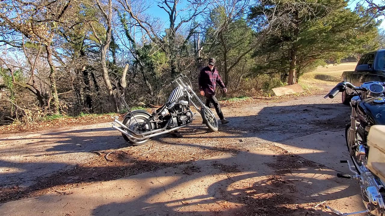Sportster Chopper with Kickstart Conversion