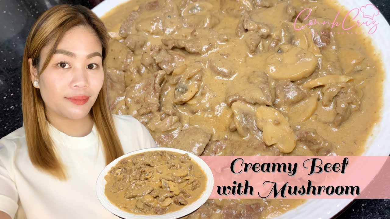 CREAMY BEEF WITH MUSHROOM RECIPE | Easy to Follow Recipe | Connh Cruz