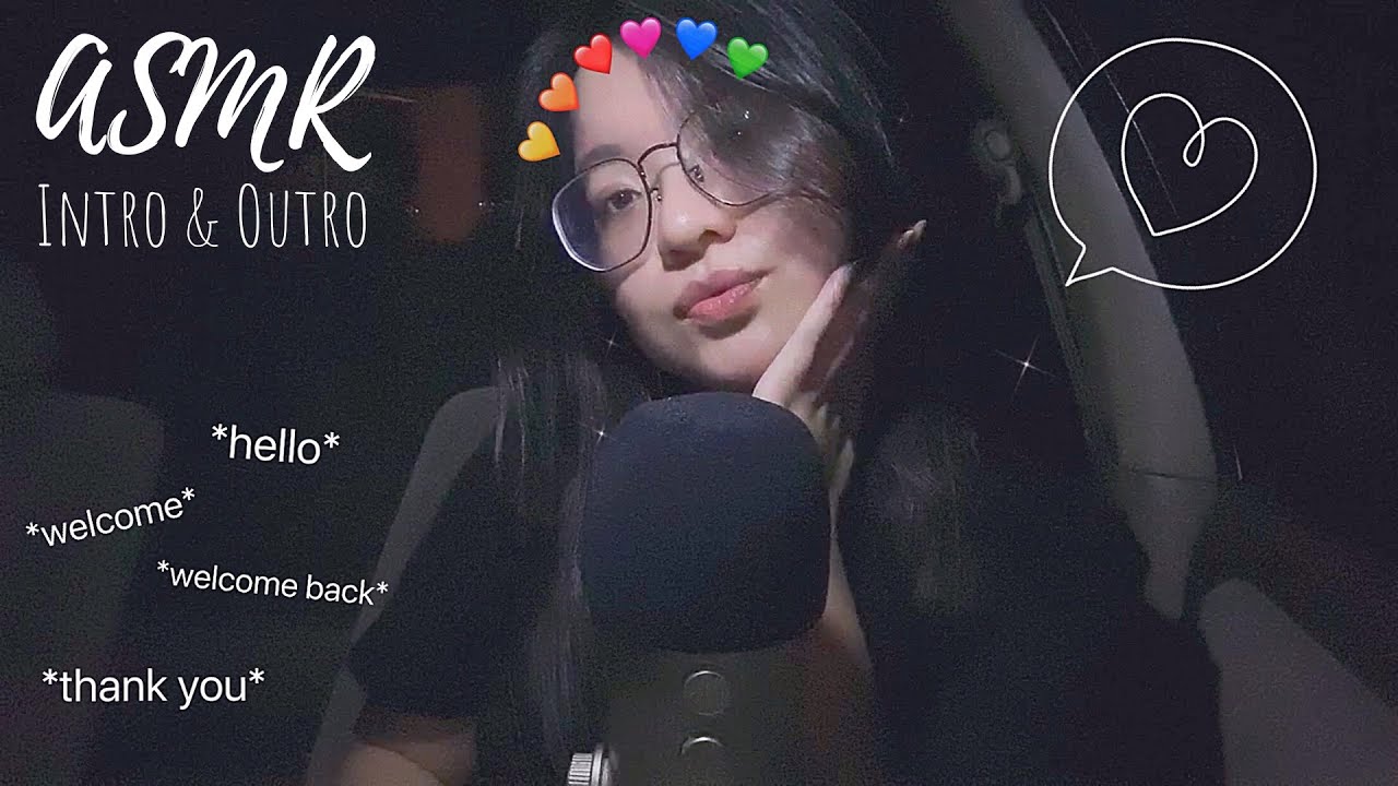 ASMR | Repeating Intro & Outro In Different Languages💛🧡❤️💜💙💚
