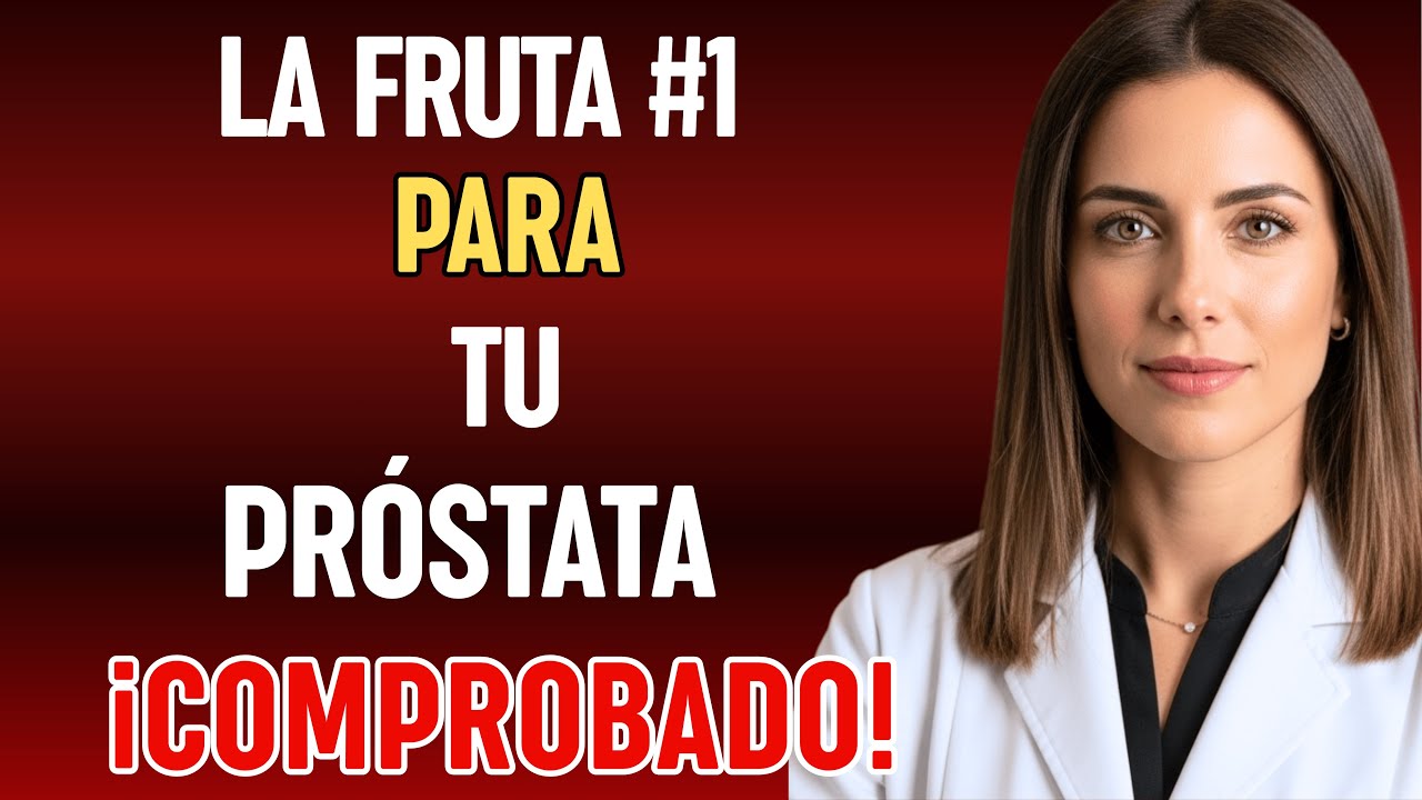 Solo 1 fruta reduce el agrandamiento de la próstata | Dra. Camila Vega