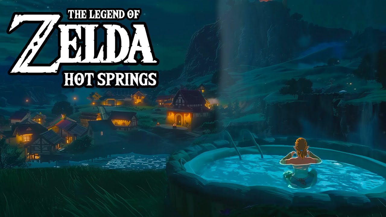 Evening Hot Springs Rest - Relaxing Zelda Video Game Music To Take A Break From The World