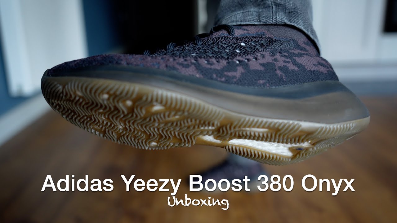 Adidas Yeezy Boost 380 Onyx Unboxing and Onfeet