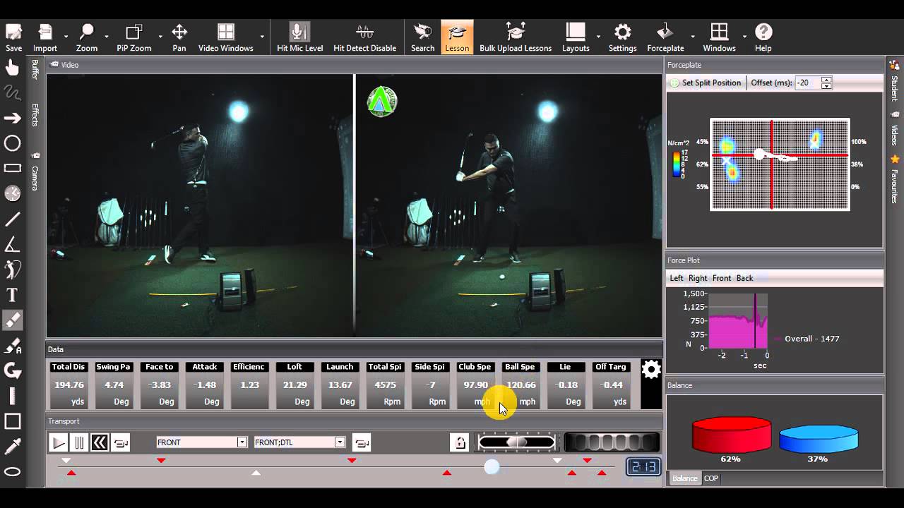 Ground Pressure in the Golf Swing, Gain more Distance Working the Ground.