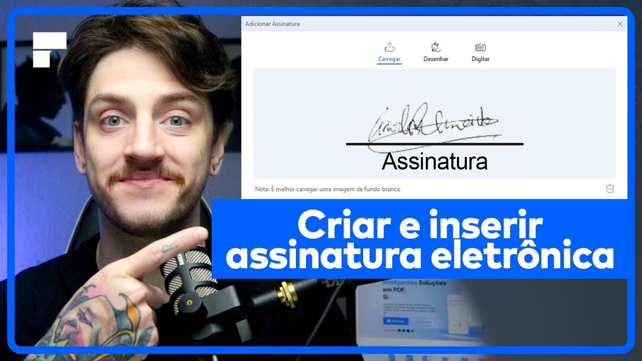 Como CRIAR e INSERIR ASSINATURA DIGITAL em DOCUMENTOS   Fácil e Seguro!  PDFelement