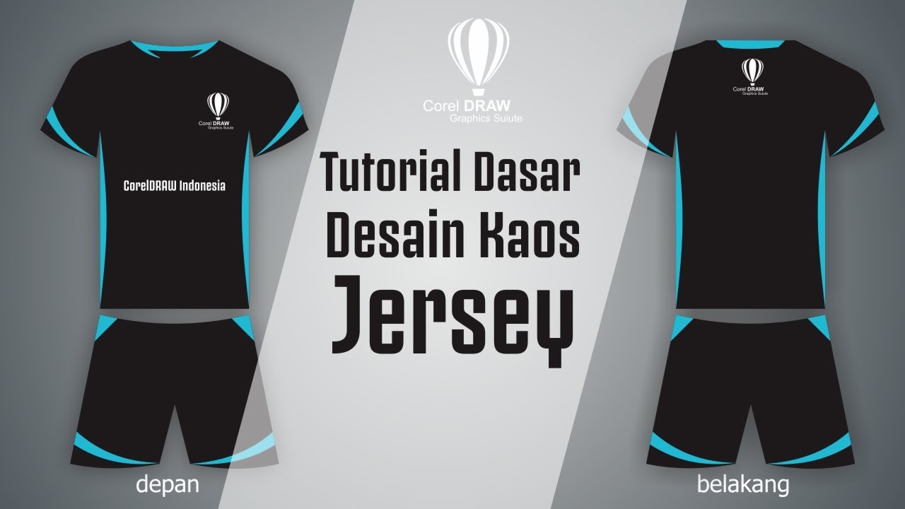 CARA DESAIN KAOS JERSEY DI CORELDRAW