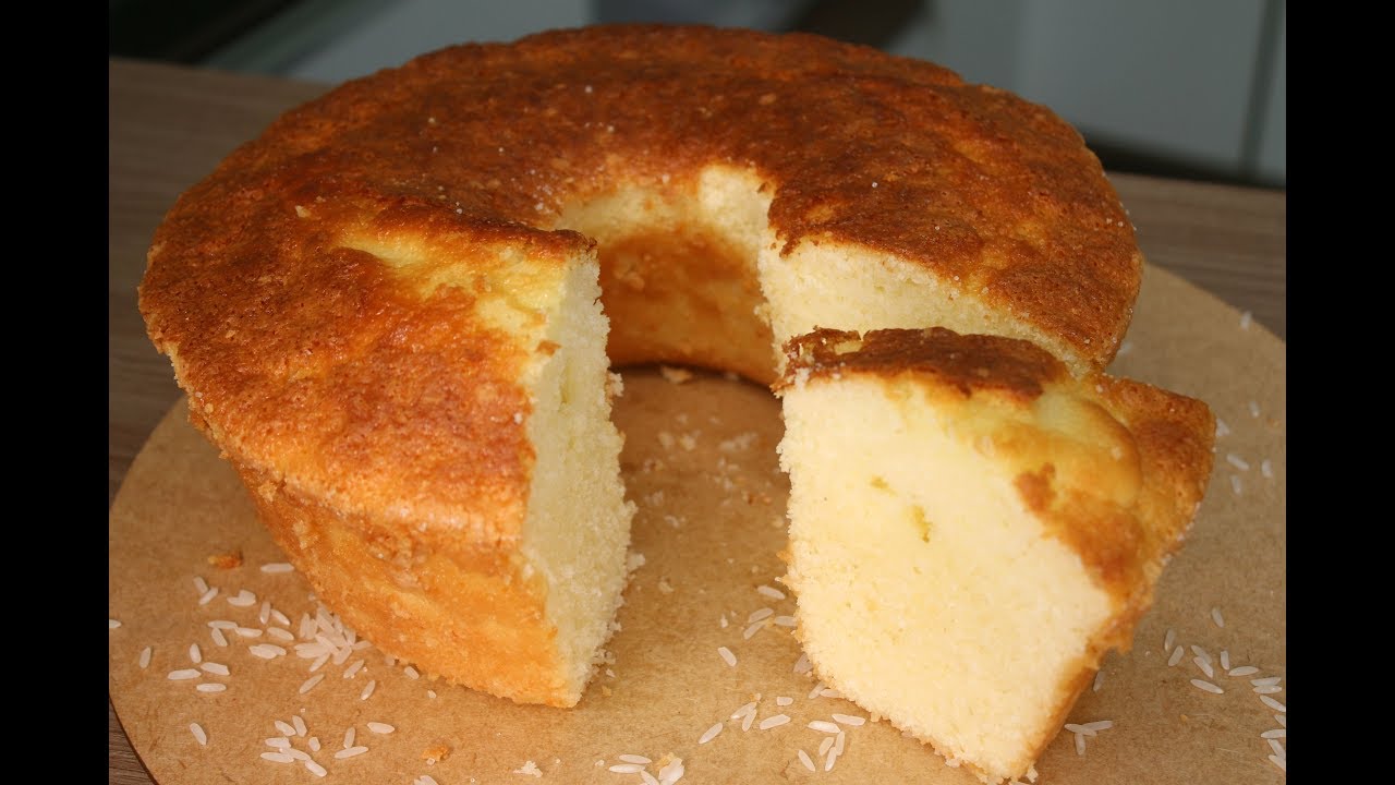 BOLO DE ARROZ CRU -  BOLO SEM GLÚTEN
