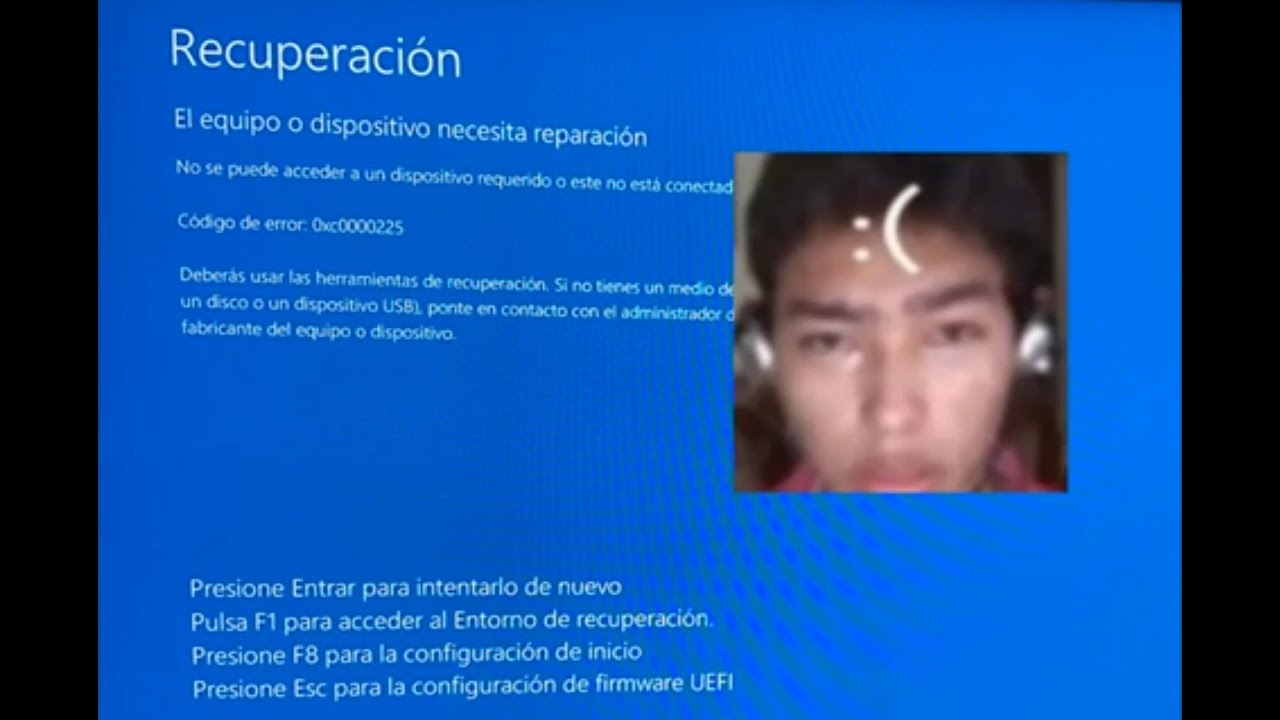 Error 0xc0000225 Soluci&oacute;n en menos de 1 min (Windows 11 y Windows 10) 2025!