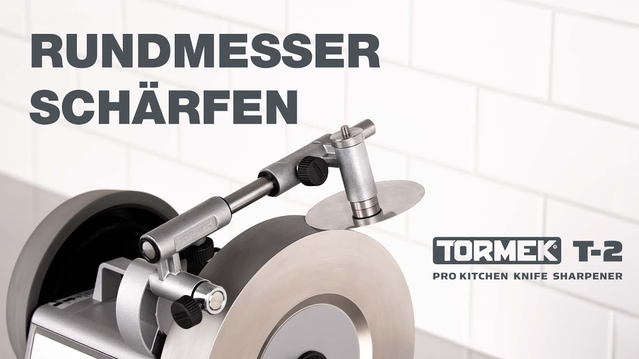 RBS-140 Vorrichtung Für Rundmesser | Tormek T-2 Pro Kitchen | Live-Demo