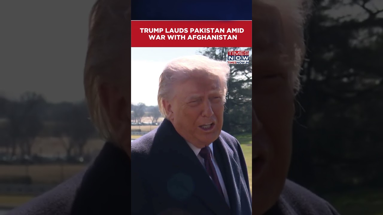 Trump Lauds Pakistan Amid War With Afghanistan's Taliban | Pak Vs Afghan #shorts