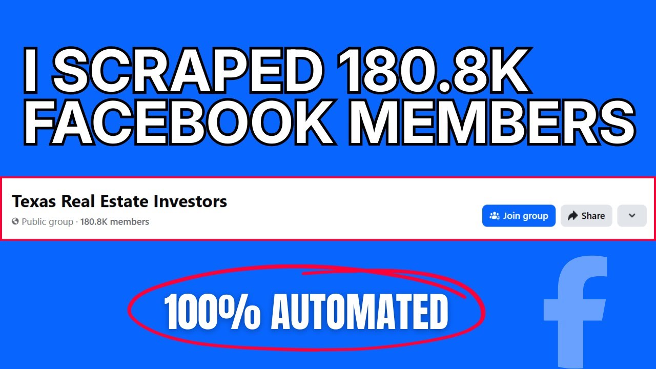 How To Scrape UNLIMITED Leads From Facebook Groups (100% Automated)