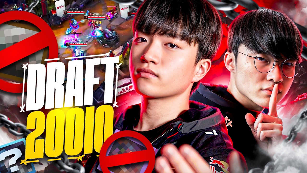 T1 vs NS🏆FAKER BRAIN LA DRAFT AVEC CE PICK + PENTAKILL ? (200 IQ)