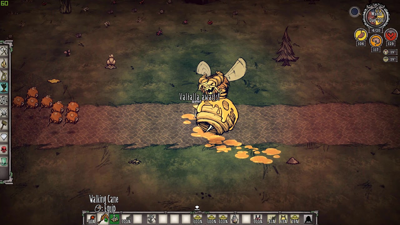 [DST] Don't Starve Together - Bee Queen Solo Fight