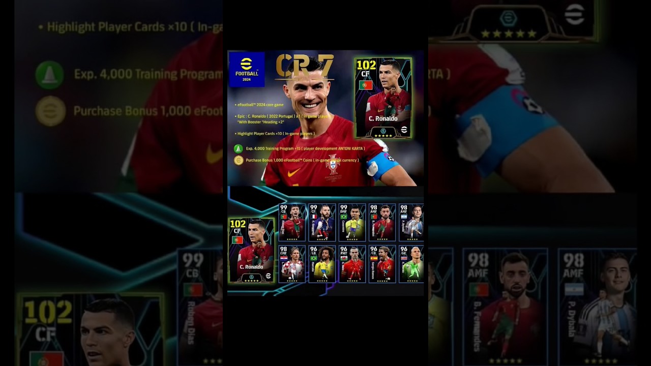 tomorrow update pack🥵(only in dream 🥹)#efootball2024 #efootball2023 #efootball #pes #cr7 #update