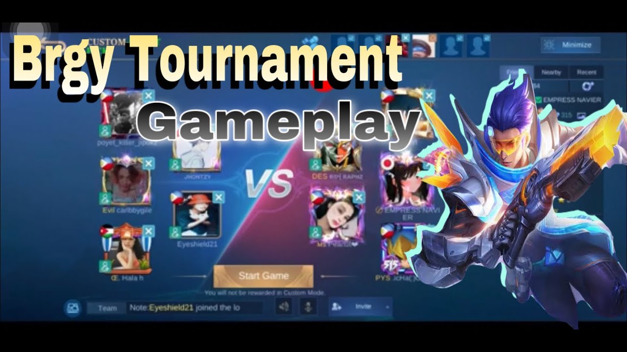 Mobile legend barangay tournament | tournament | mlbb | gameplay