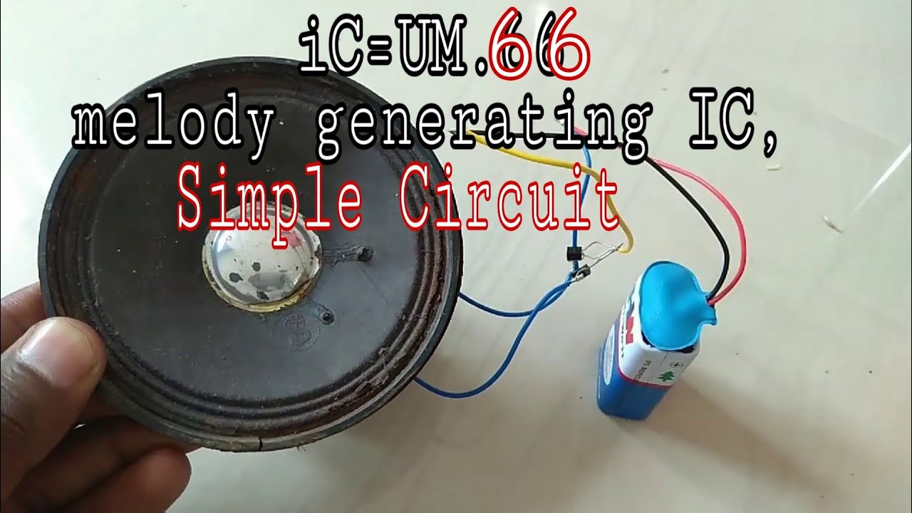 Music Calling Bell, simple circuit