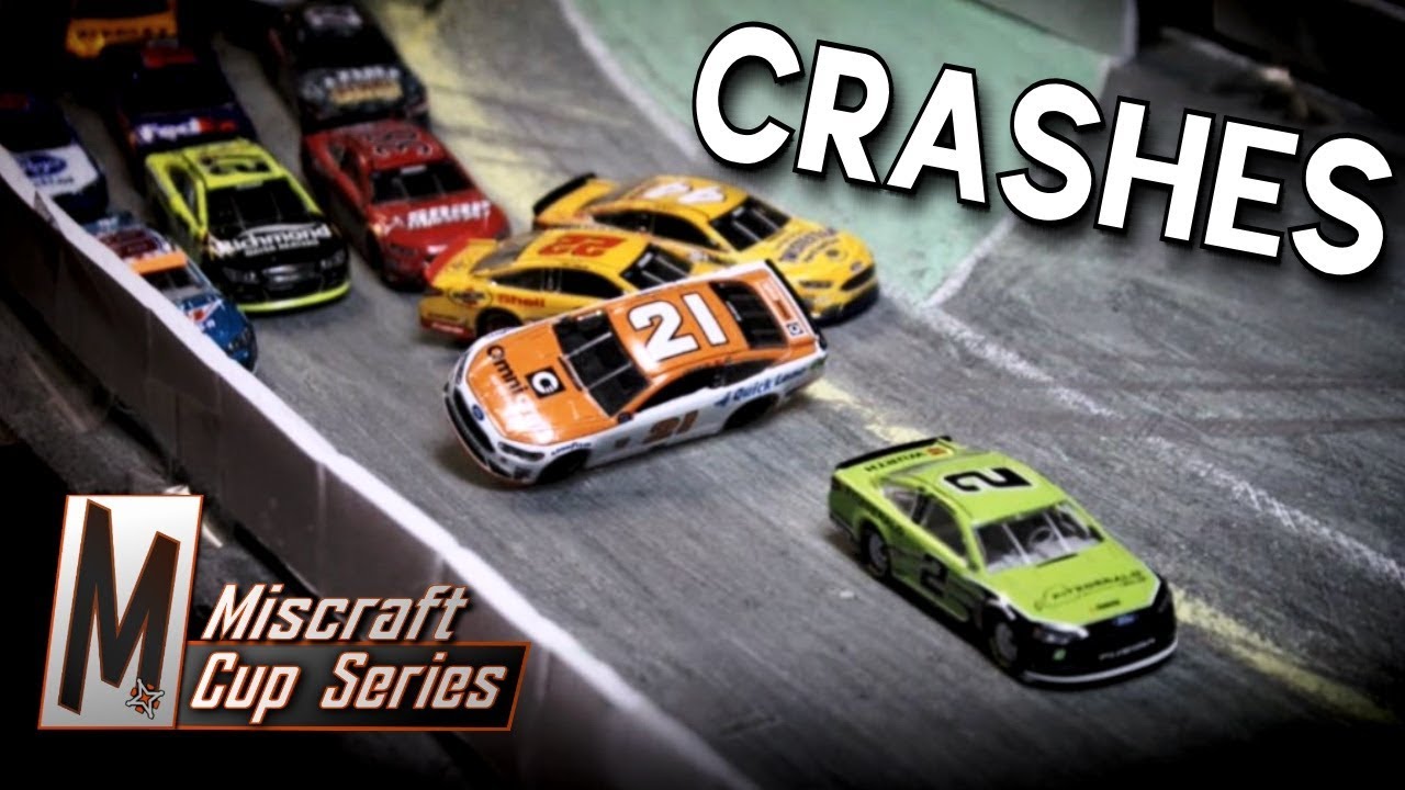 NASCAR Stop-Motion Crashes // Miscraft Cup Series