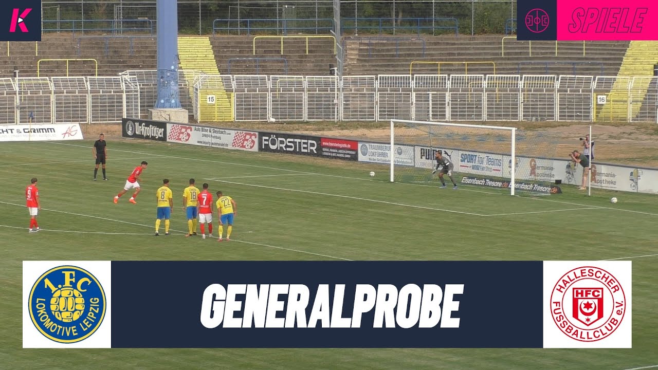 Letzter H&auml;rtetest: Lok erwartet spielstarkes Halle | 1. FC Lokomotive Leipzig &ndash; Hallescher FC