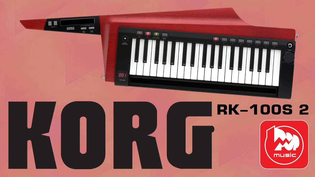 Синтезатор клавитара KORG RK-100S 2 (облегчённый корпус)