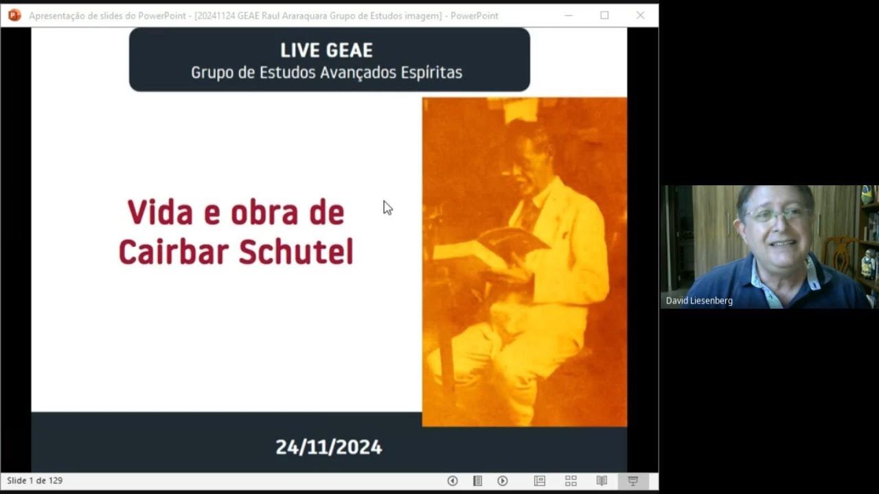 Vida e obra de Cairbar Schutel  por David Liesenberg