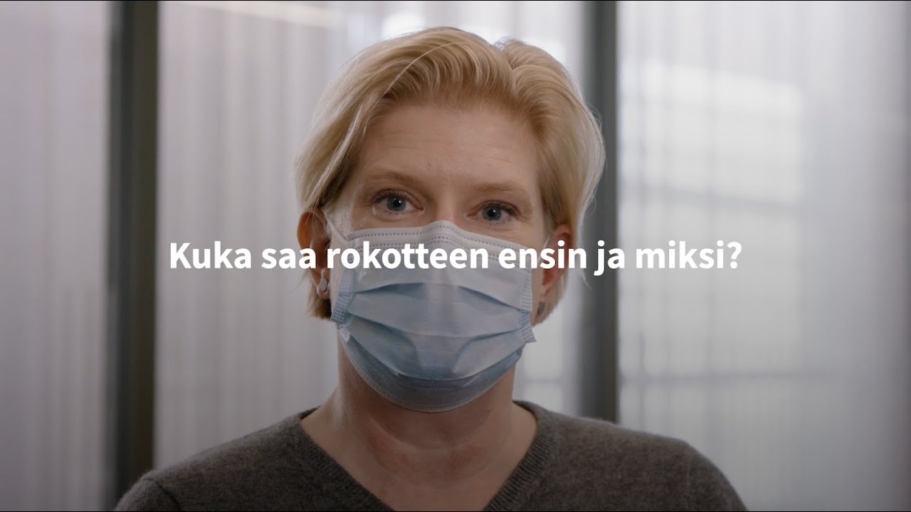 Kuka saa rokotteen ensin ja miksi? Johtava asiantuntija Mia Kontio vastaa