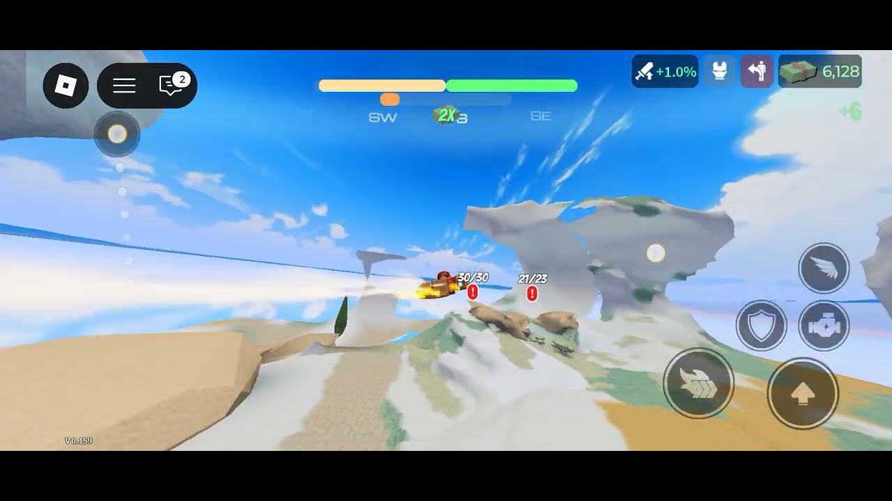 aku jadi iron Man di Roblox map war machines part 2