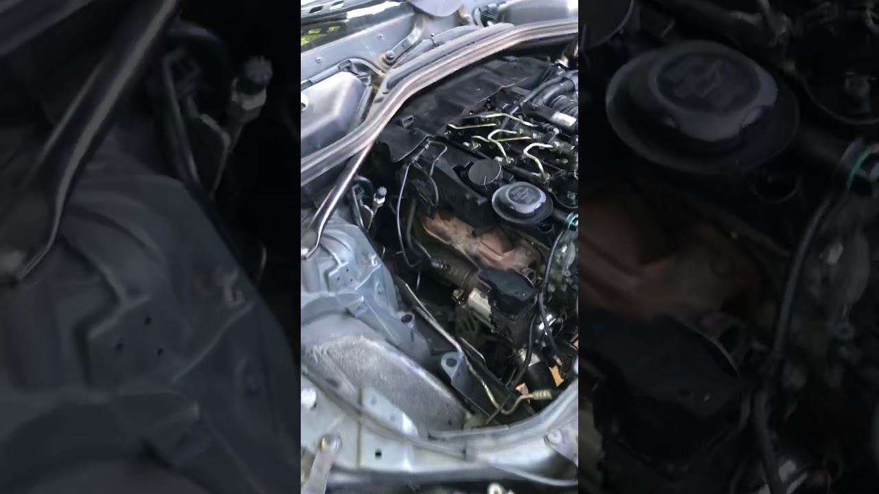 BMW 5 Series 520D 2009 turbocharger removal